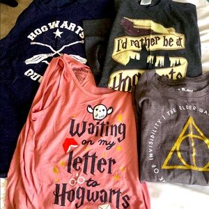 Harry Potter kids shirt lot of 4